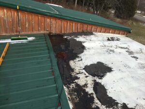 damaged house roof